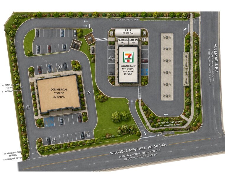 More Photos Of 6809 Wilgrove Mint Hill Rd, Mint Hill General Retail For Lease