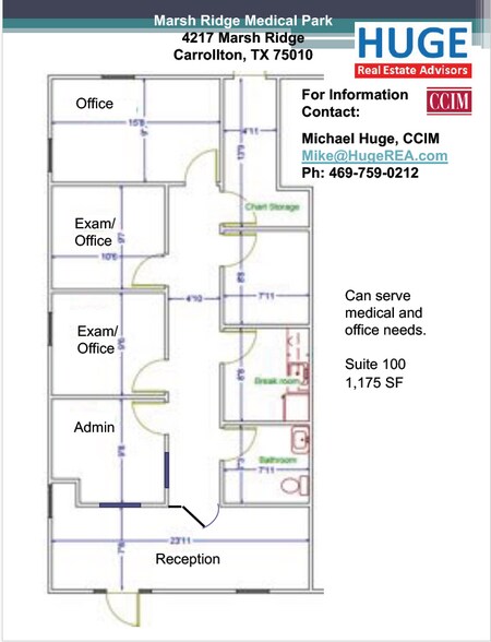 More Photos Of 4217 Marsh Ridge Rd, Carrollton Medical For Lease
