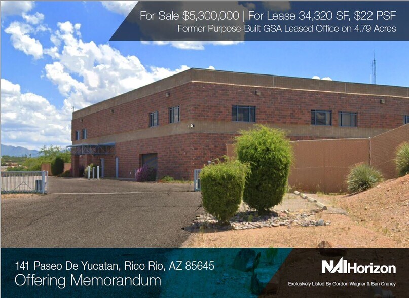 Primary Photo Of 141 Paseo de Yucatan, Rio Rico Medical For Sale