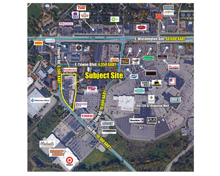 More Photos Of 1725-1734 Thierer Rd, Madison General Retail For Lease