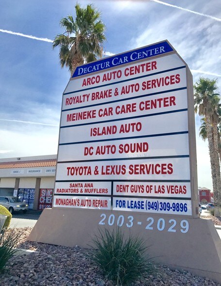 More Photos Of 2003-2029 S Decatur Blvd, Las Vegas Unknown For Lease