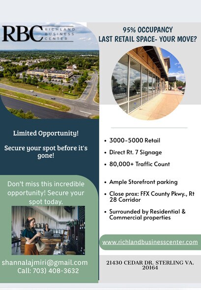 More Photos Of 21430 Cedar Dr, Sterling Storefront Retail Office For Lease