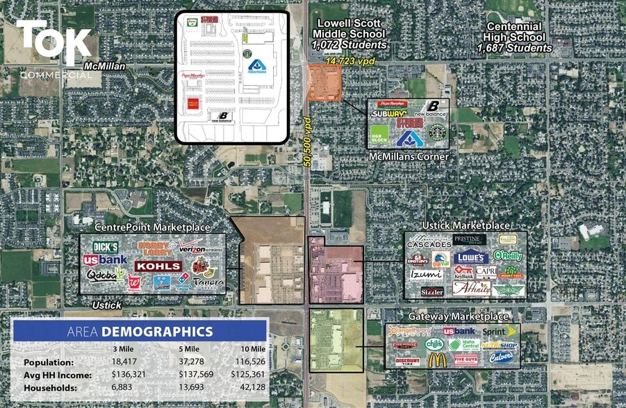 More Photos Of 13601 W Mcmillan Rd, Boise General Retail For Lease