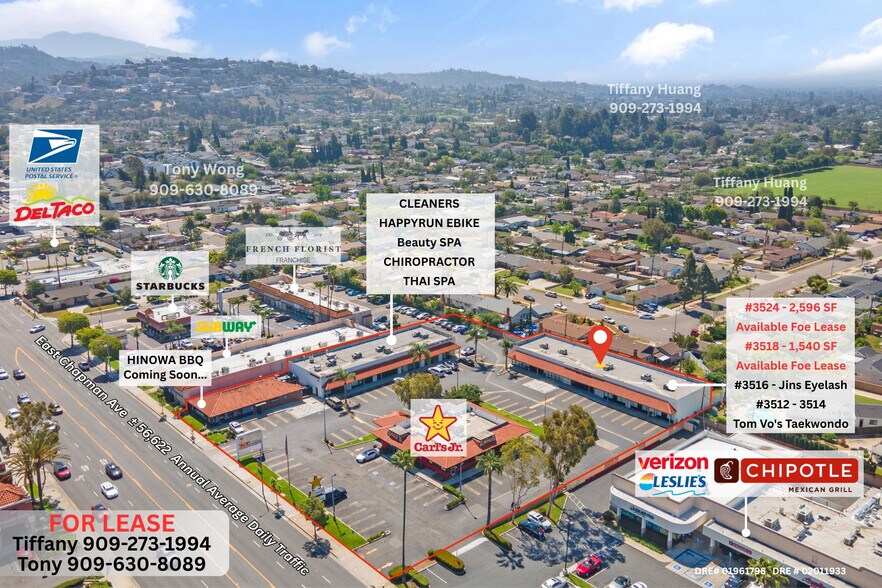 More Photos Of 3512-3538 E Chapman Ave, Orange Unknown For Lease
