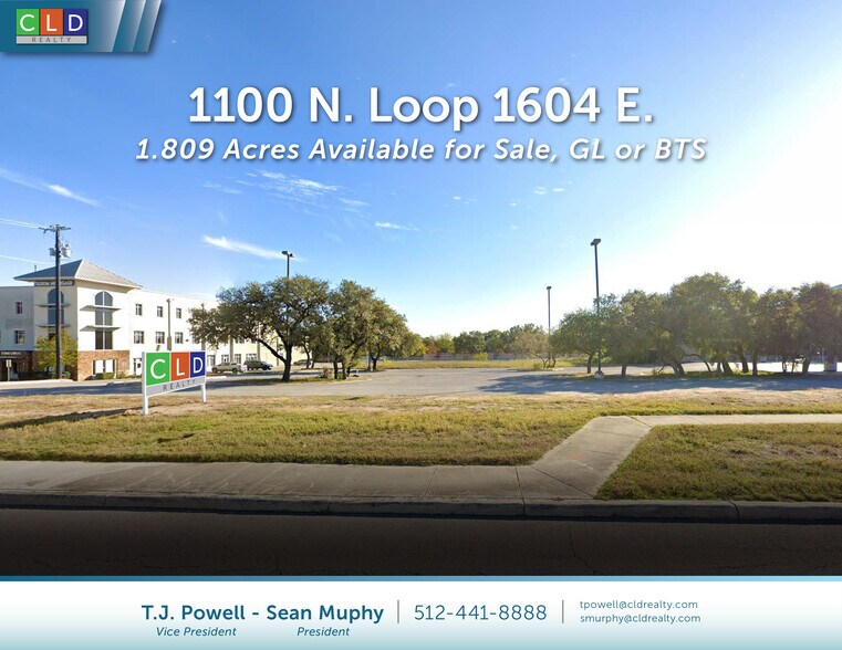 Primary Photo Of 1100 1604 East loop, San Antonio Land For Lease