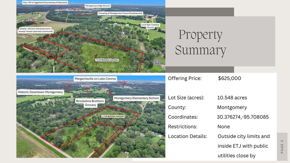 More Photos Of 10.548 Acres, Montgomery Land For Sale