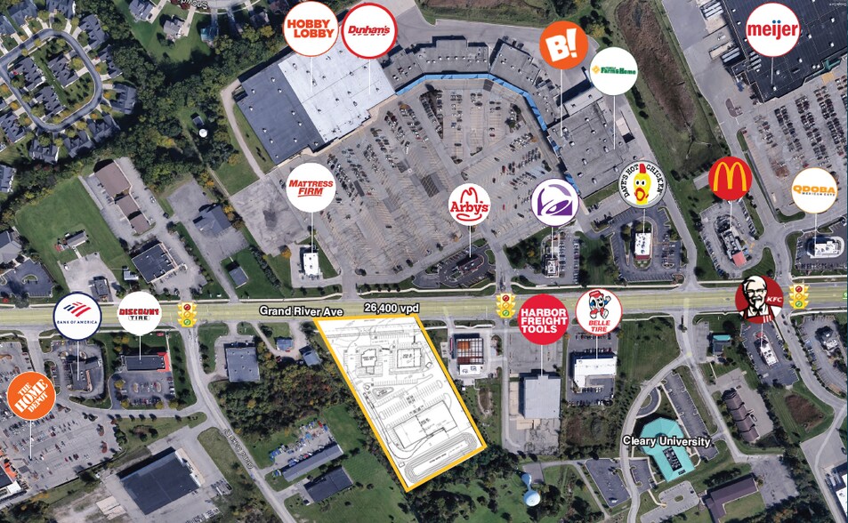 More Photos Of 3600 E Grand River Ave, Howell Unknown For Lease