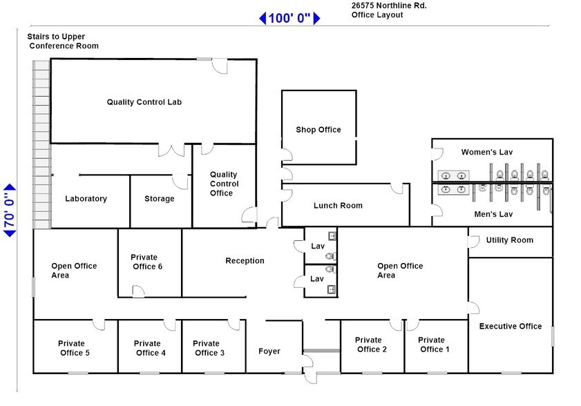 More Photos Of 26575 Northline Rd, Taylor Manufacturing For Lease