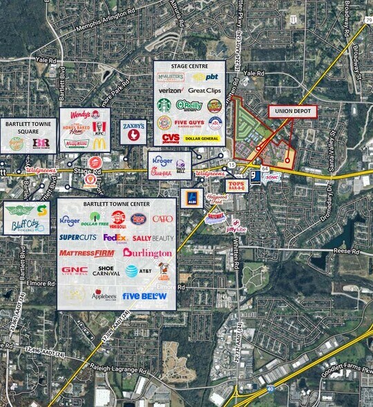 More Photos Of Stage @ Hwy 70, Bartlett Land For Lease