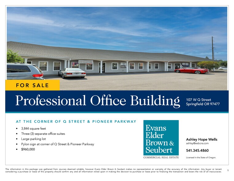 More Photos Of 107 W Q St, Springfield Office For Sale