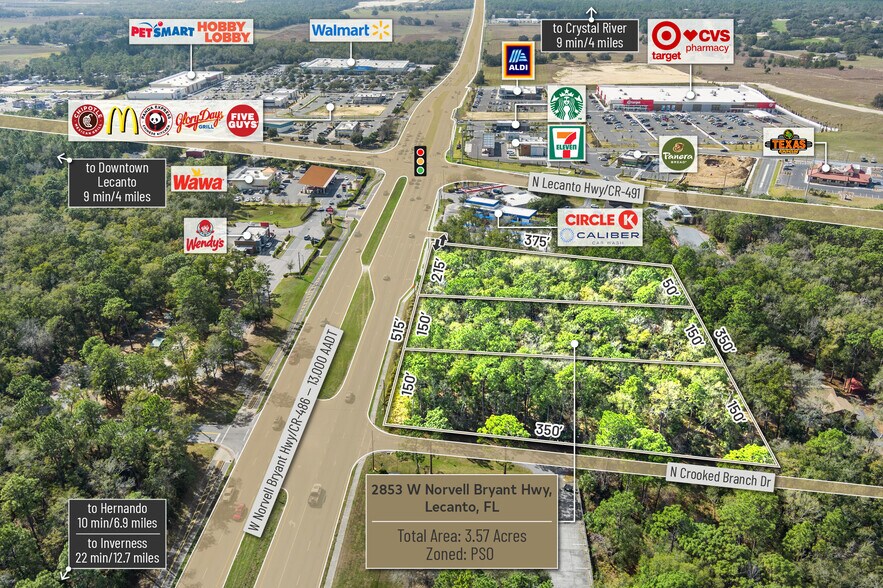 More Photos Of 2853 W Norvell Bryant Hwy, Lecanto Land For Sale