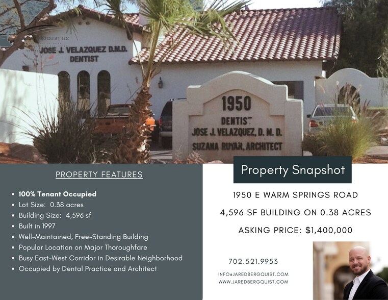 More Photos Of 1950 E Warm Springs Rd, Las Vegas Medical For Sale