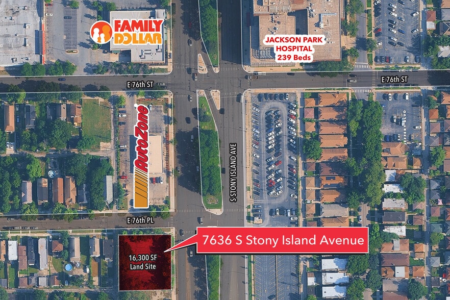 Primary Photo Of 7636 S Stony Island Ave, Chicago Land For Sale