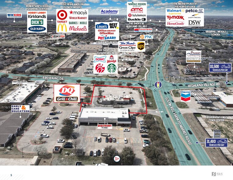 More Photos Of 1909 Justin Rd, Flower Mound General Retail For Sale