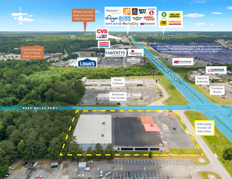 More Photos Of 2086 Paul Walsh Dr, Macon-Bibb Auto Dealership For Lease