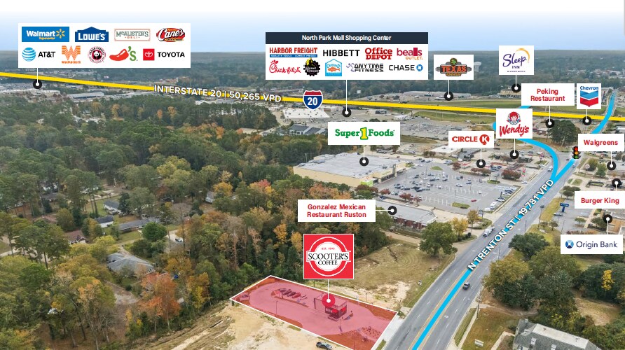 More Photos Of 1610 N Trenton St, Ruston General Retail For Sale