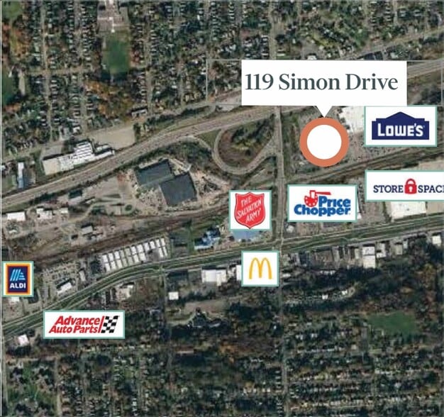 More Photos Of 119 Simon Drive Dr, Syracuse Storefront For Lease