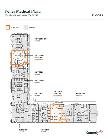 More Photos Of 601 S Main St, Keller Medical For Lease