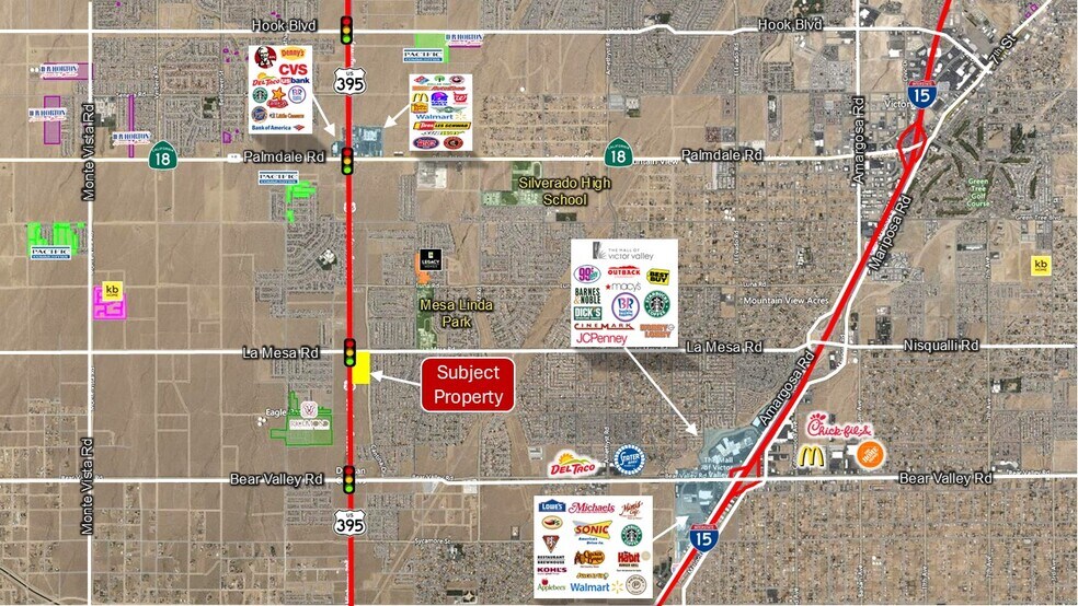 Primary Photo Of Hwy 395 @ La Mesa Rd., Victorville Land For Sale
