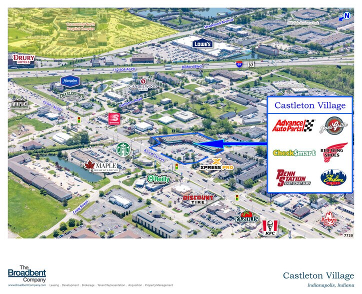 More Photos Of 6621-6697 E 82nd St, Indianapolis Freestanding For Lease