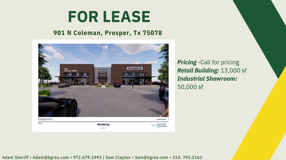 Primary Photo Of 881 Coleman st, Prosper General Retail For Lease