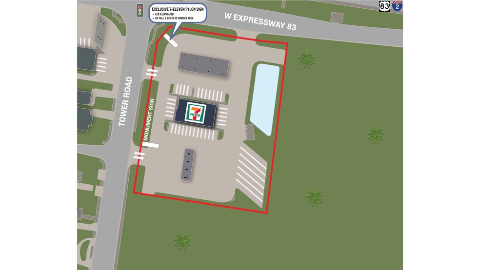 More Photos Of 447 Frontage Road, Alamo Convenience Store For Sale