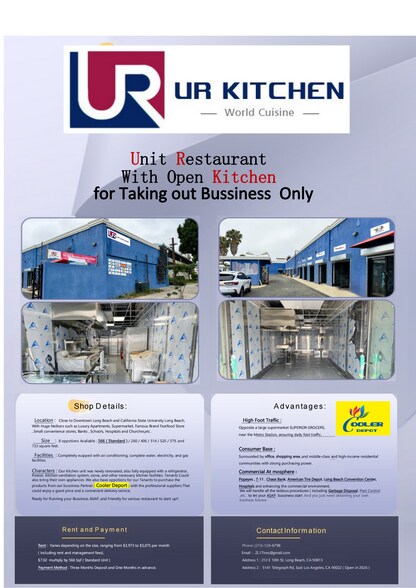 More Photos Of 222 E 10th St, Long Beach Restaurant For Lease