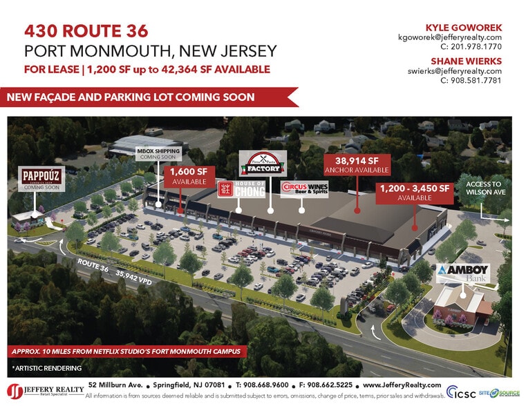 Primary Photo Of 430 State Hwy Rte 36, Middletown Unknown For Lease