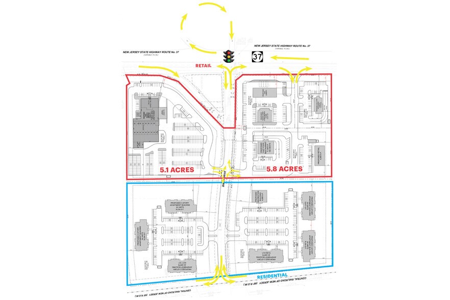 More Photos Of Route 37 & Bimini Drive, Toms River Land For Lease