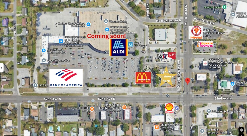 More Photos Of 6200 9th St N, Saint Petersburg Freestanding For Lease