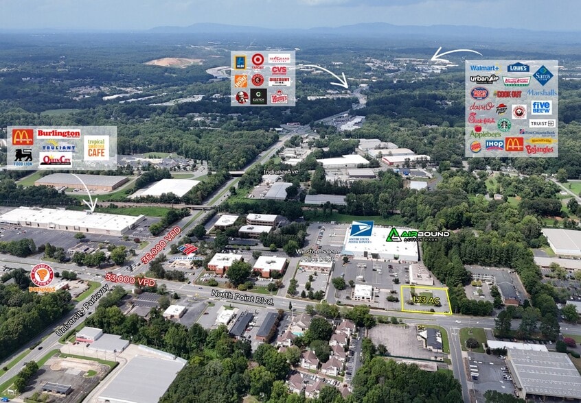 Primary Photo Of 7844 North Point Blvd, Winston-Salem Land For Sale