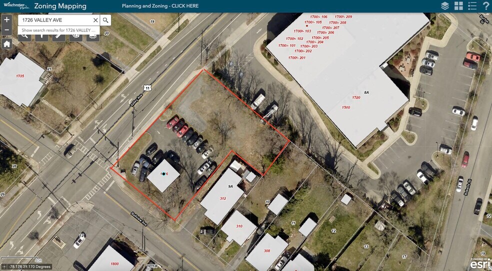 More Photos Of 1726 Valley Ave, Winchester Land For Sale