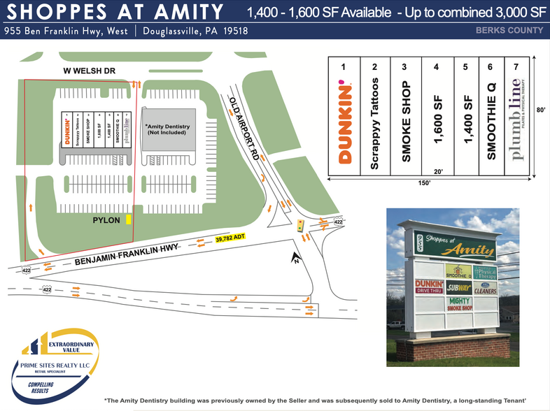 More Photos Of 955 Benjamin Franklin Hwy, Douglassville Storefront For Sale