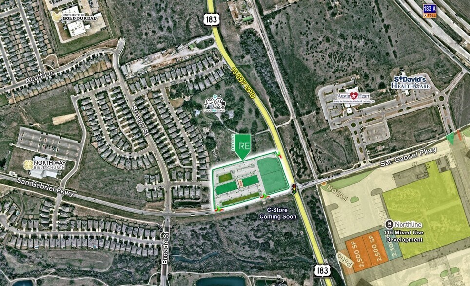 More Photos Of San Gabriel Pkwy & US-183, Leander Land For Sale