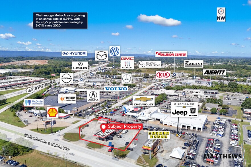 More Photos Of 6003 Shallowford Rd, Chattanooga General Retail For Sale