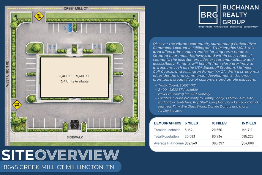 More Photos Of 8645 Creek Mill Ct, Millington Land For Lease