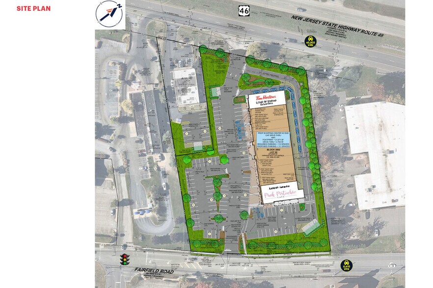 More Photos Of 480 Route 46 E, Fairfield General Retail For Lease