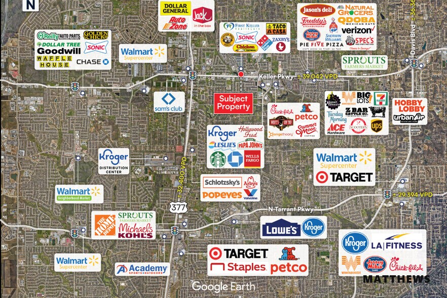 More Photos Of 721 Keller Pky, Keller Freestanding For Lease