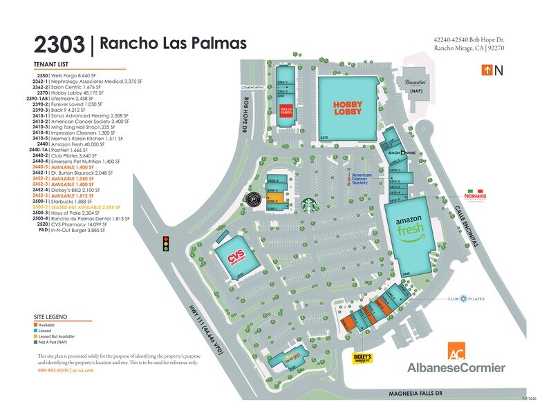 More Photos Of 42250-42560 Bob Hope Dr, Rancho Mirage Unknown For Lease