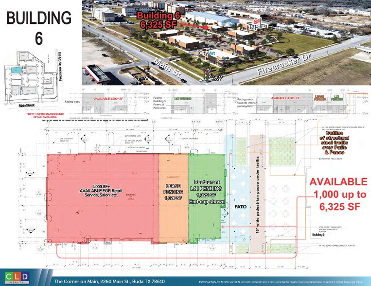 More Photos Of The Corner on Main, Buda Restaurant For Lease