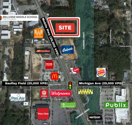 More Photos Of 6100 Mobile Hwy, Pensacola Land For Sale