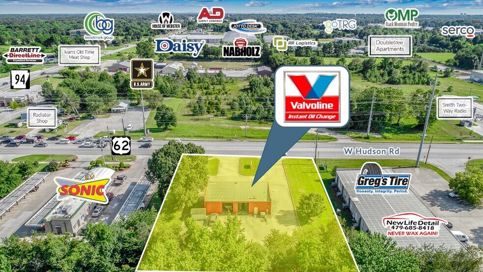 More Photos Of 307 W Hudson Rd, Rogers Auto Repair For Sale