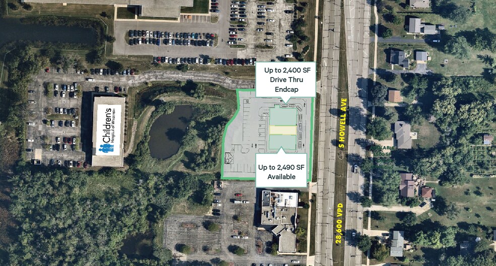 More Photos Of 8355 S Howell Ave, Oak Creek Storefront For Lease