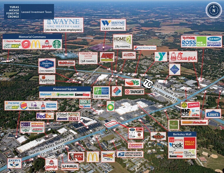 More Photos Of 501 N Berkeley Blvd, Goldsboro Freestanding For Lease