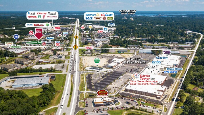 More Photos Of 2019 S Glenburnie Rd, New Bern Supermarket For Lease