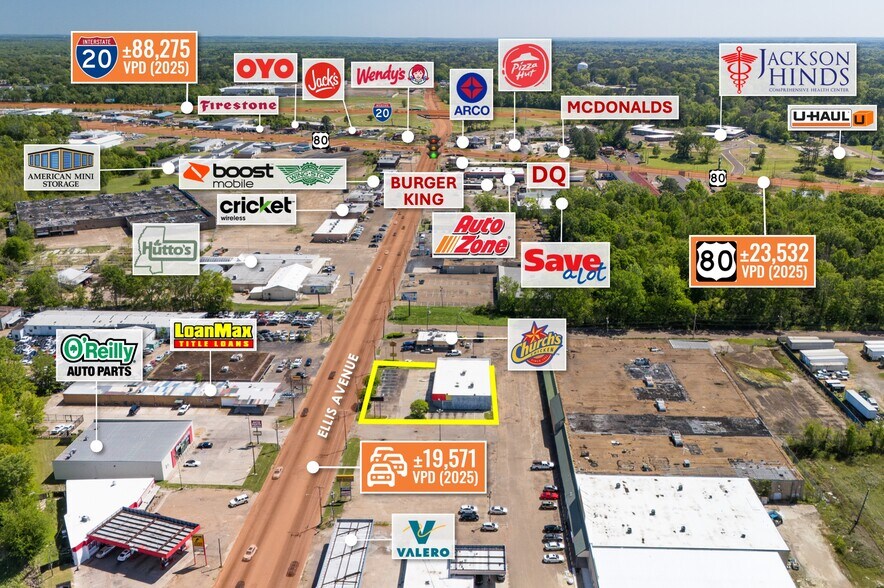 More Photos Of 1259 Ellis Ave, Jackson Freestanding For Lease