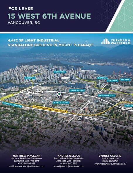 More Photos Of 15 W 6th Ave, Vancouver Showroom For Lease