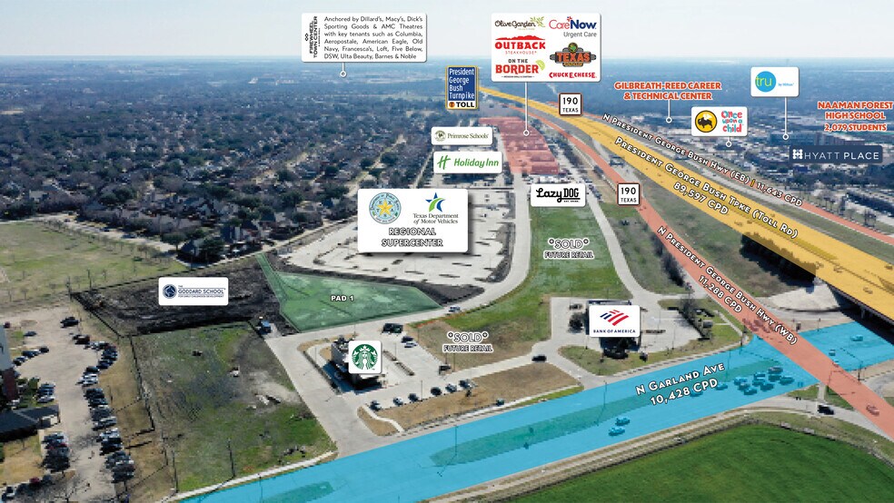 More Photos Of SH 190 and N. Garland Ave., Garland Land For Sale