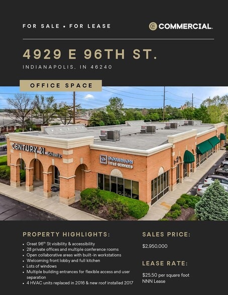 More Photos Of 4929 E 96th St, Indianapolis Office For Sale