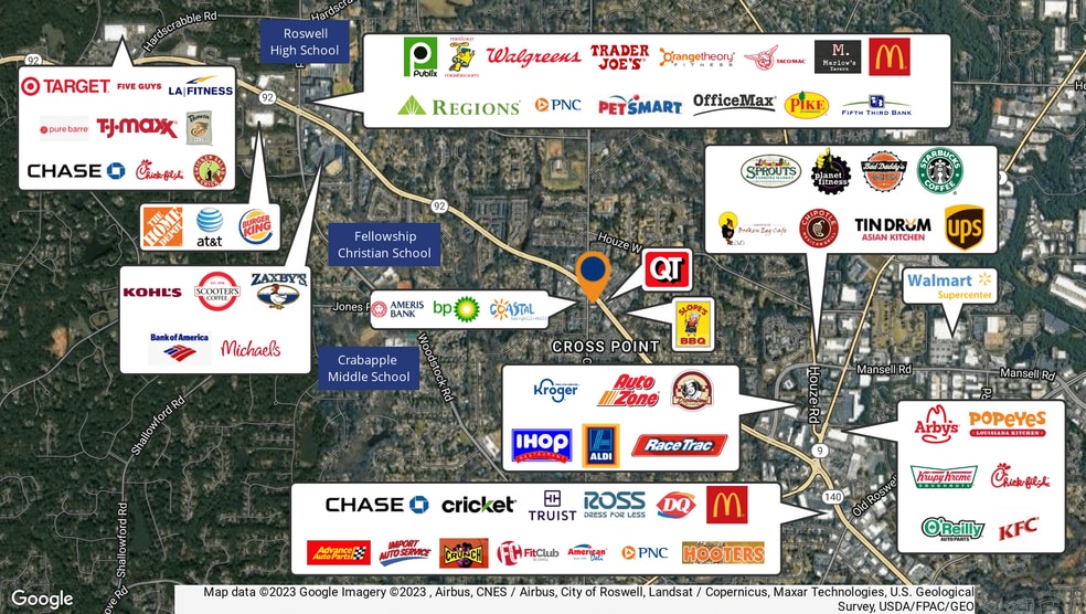 More Photos Of 10971 Crabapple Rd, Roswell Freestanding For Sale